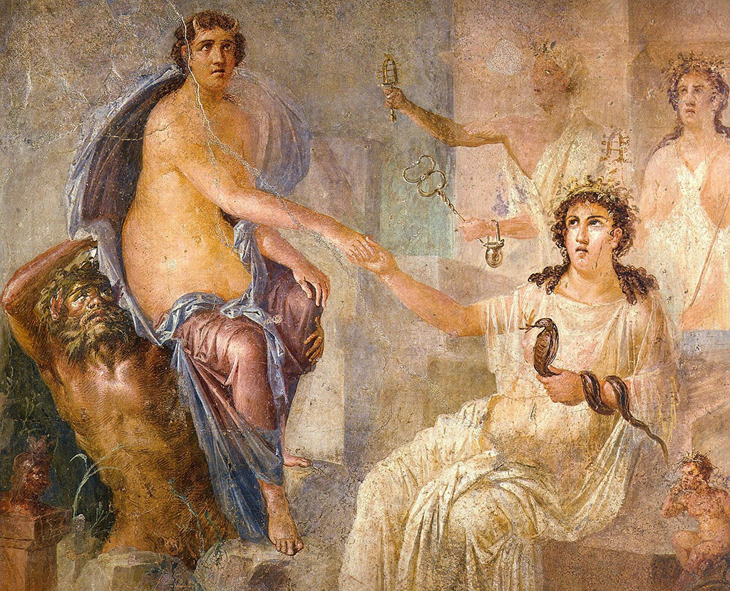 Pompeian fresco, Temple of Isis, 1st century CE (MANN)
